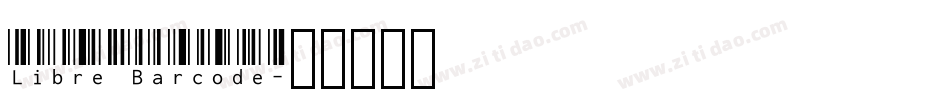 Libre Barcode字体转换